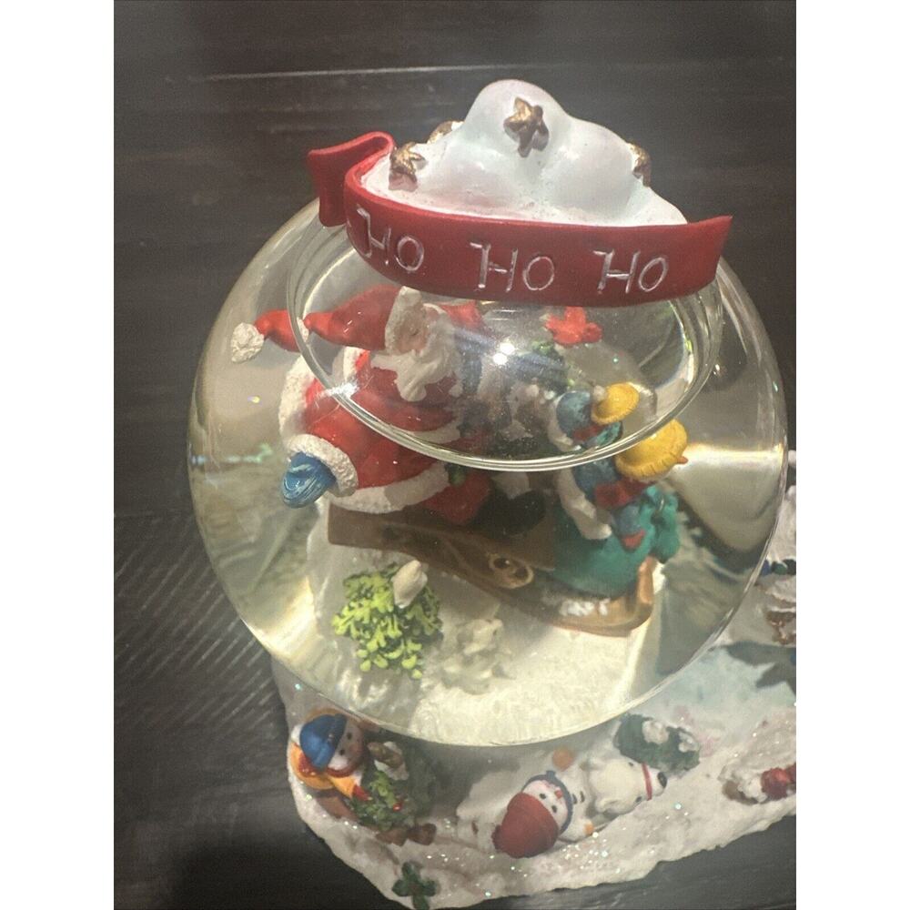 San Francisco Music Box Company Hohoho Snowglobe *hard to find - Picture 2 of 8